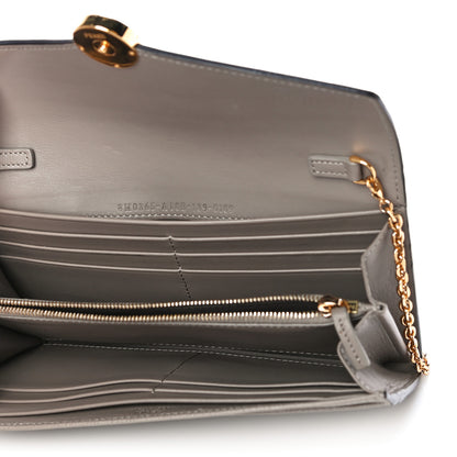 Fendi Vitello Cruise F is Fendi Continental Envelope Wallet on Chain Tortora 5 of 11
