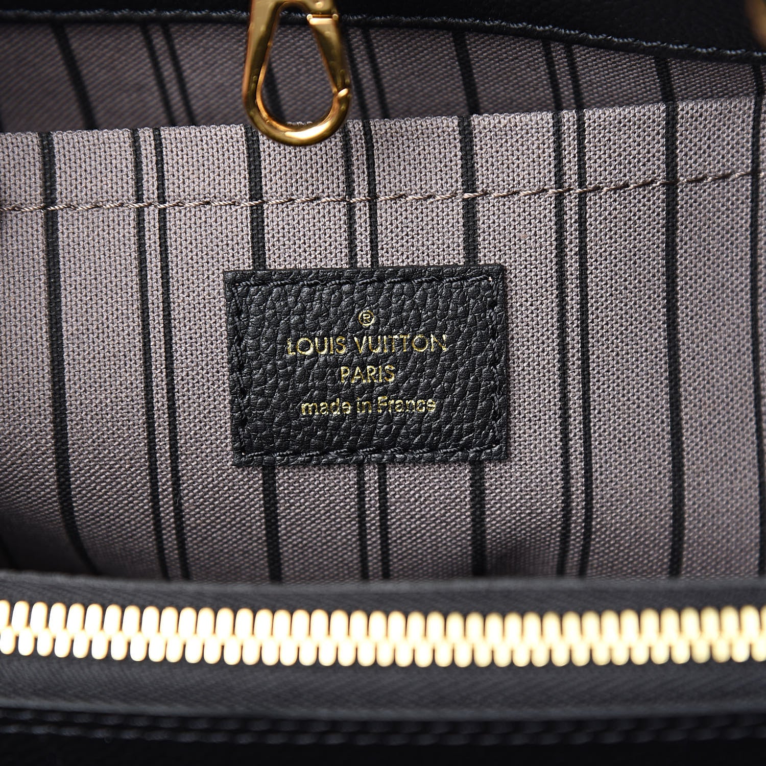 Louis Vuitton Empreinte Montaigne MM Black 6 of 12