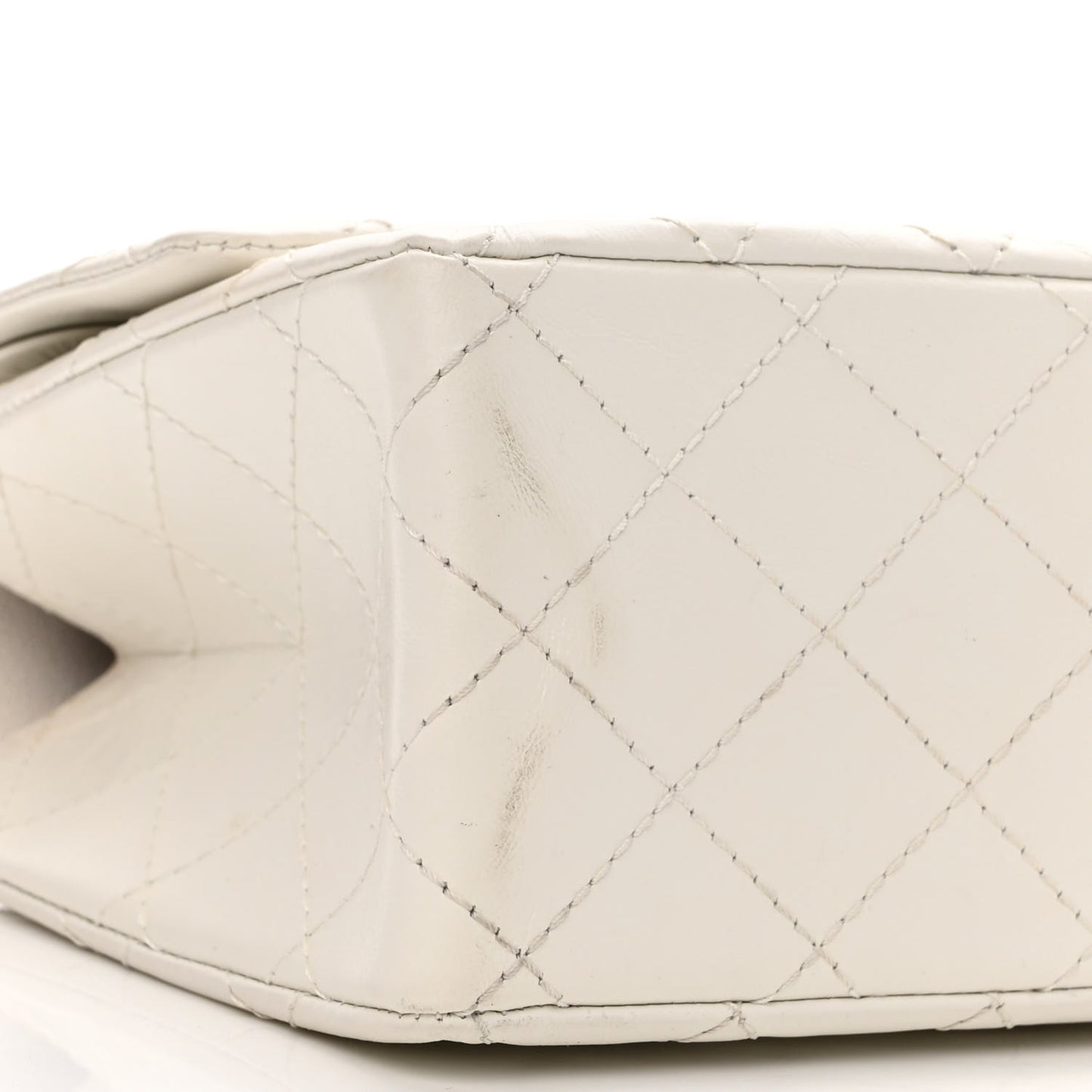 Aged Calfskin Quilted 2.55 Reissue 226 Flap Ivory