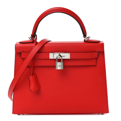 Hermes Epsom Kelly Sellier 28 Rouge de Coeur 1 of 11