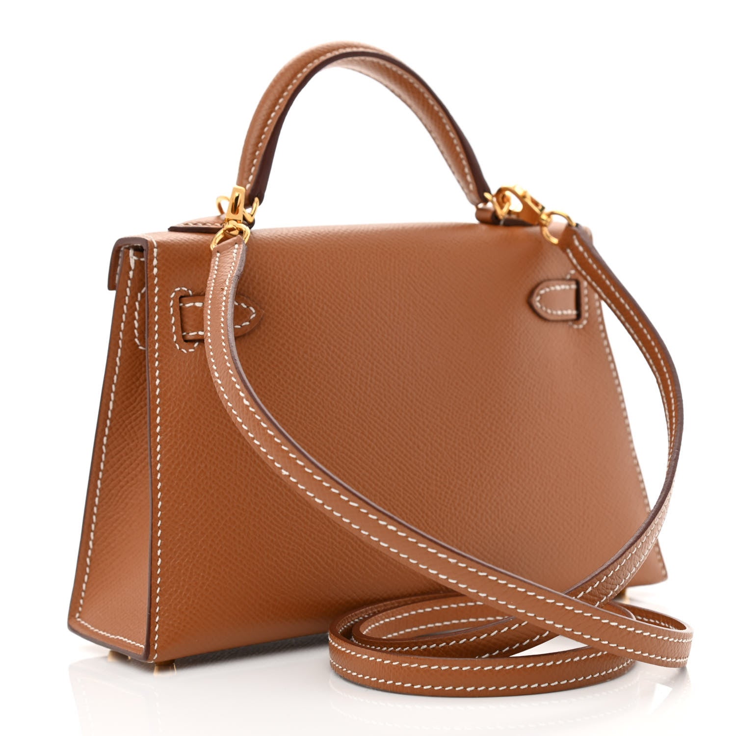 Hermes Epsom Mini Kelly Sellier 20 Gold 3 of 12