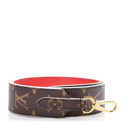 Louis Vuitton Monogram Bandouliere Shoulder Strap Red 1 of 6