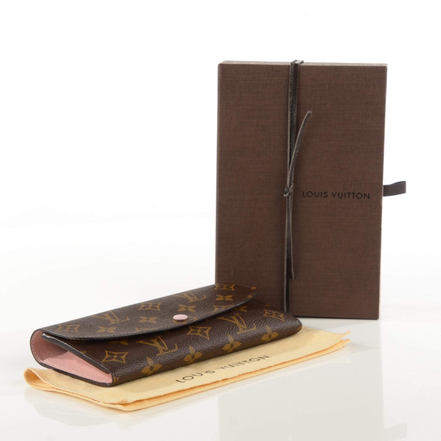Louis Vuitton Monogram Emilie Wallet Rose Ballerine 4 of 7