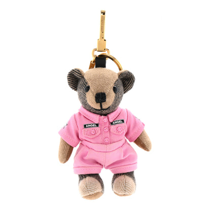 Burberry Cashmere Thomas Angel Jacket Teddy Bear Keychain Charm Pink 1 of 8