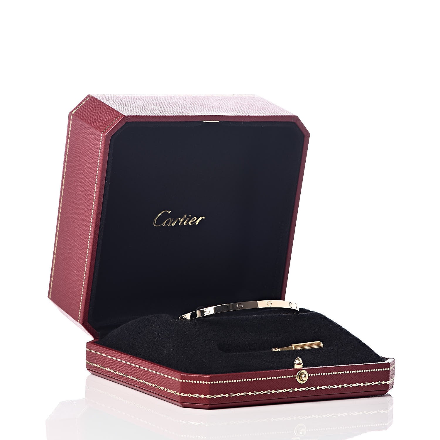 Cartier 18K Yellow Gold Small LOVE Bracelet 19 5 of 5