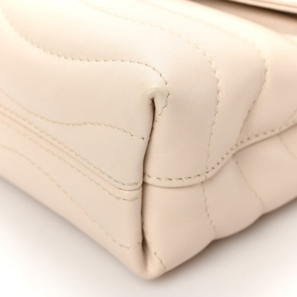 Louis Vuitton Calfskin LV New Wave Chain Bag Ivory 8 of 8