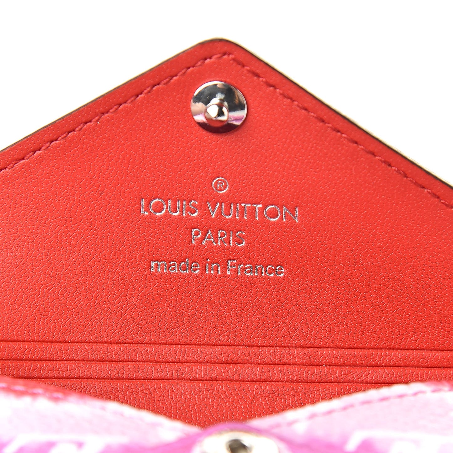 Monogram Escale Small Kirigami Pochette Insert Red