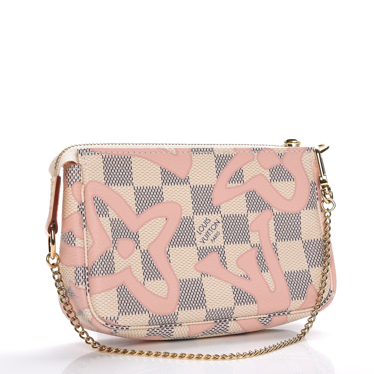 Louis Vuitton Damier Azur Tahitienne Mini Pochette Accessories 3 of 7