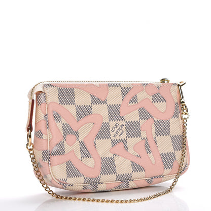 Louis Vuitton Damier Azur Tahitienne Mini Pochette Accessories 3 of 7