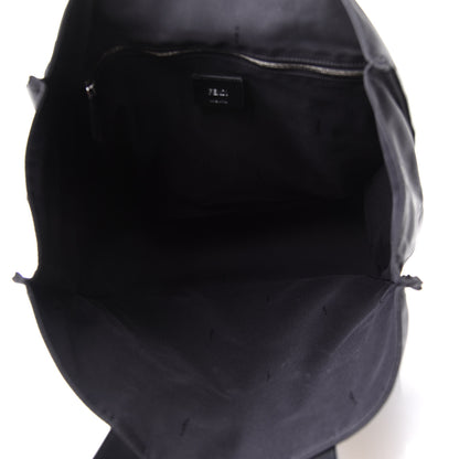 Fendi Nylon Vitello Century Dolce Monster Eyes Tote Black Sunflower 5 of 17