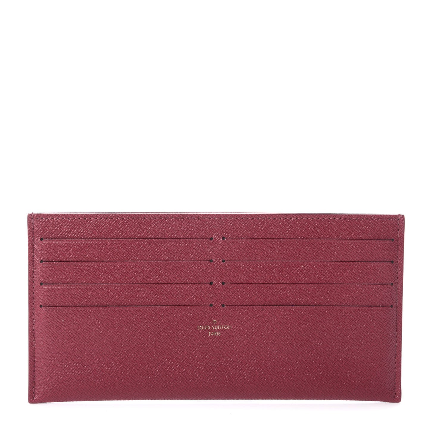 Calfskin Felicie Card Holder Insert Fuchsia