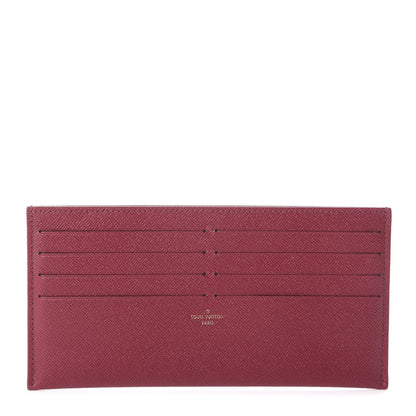 Louis Vuitton Calfskin Felicie Card Holder Insert Fuchsia 1 of 10