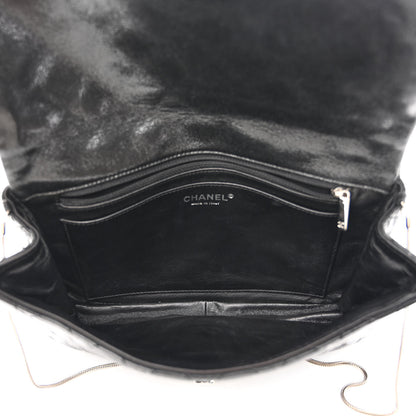 Chanel Iridescent Lambskin Quilted Snake Chain 2.55 Reissue Flap Black 5 of 11