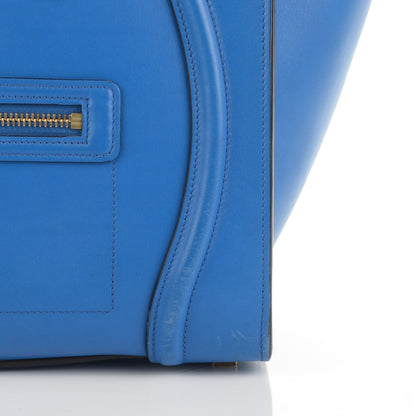Celine Palmelato Mini Luggage Electric Blue 6 of 8