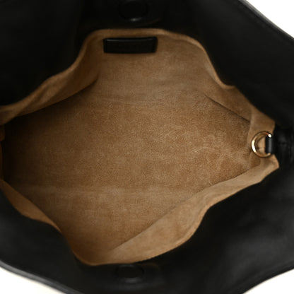 Loewe Calfskin Mini Flamenco Knot Clutch Black 5 of 10