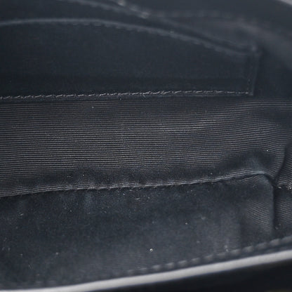 Saint Laurent Calfskin Y Quilted Monogram Toy Loulou Crossbody Bag Black 5 of 11