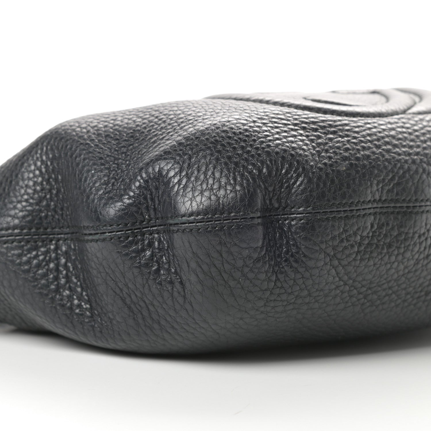 Gucci Pebbled Calfskin Small Soho Hobo Black 9 of 15
