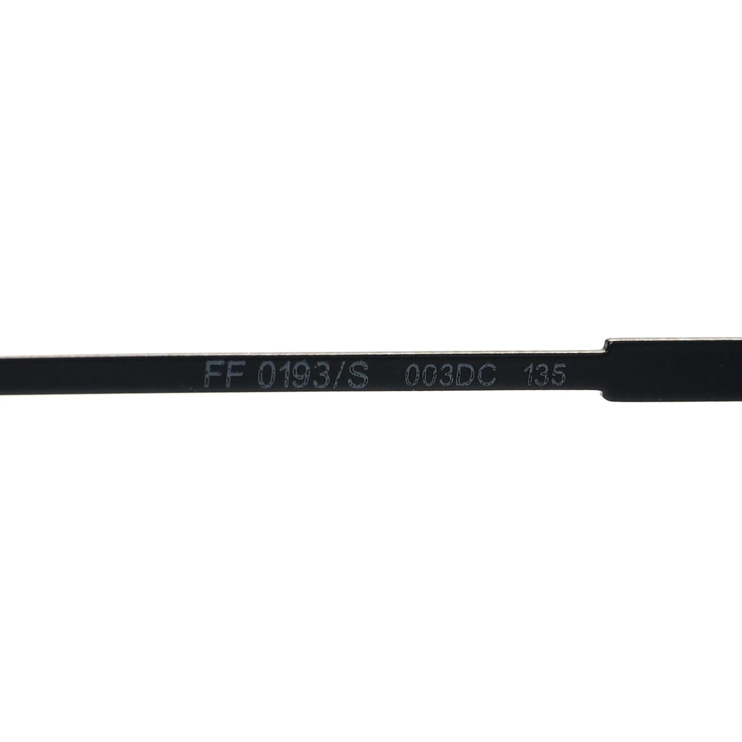 Metal Mirrored Eyeline Sunglasses FF 0193/S Black