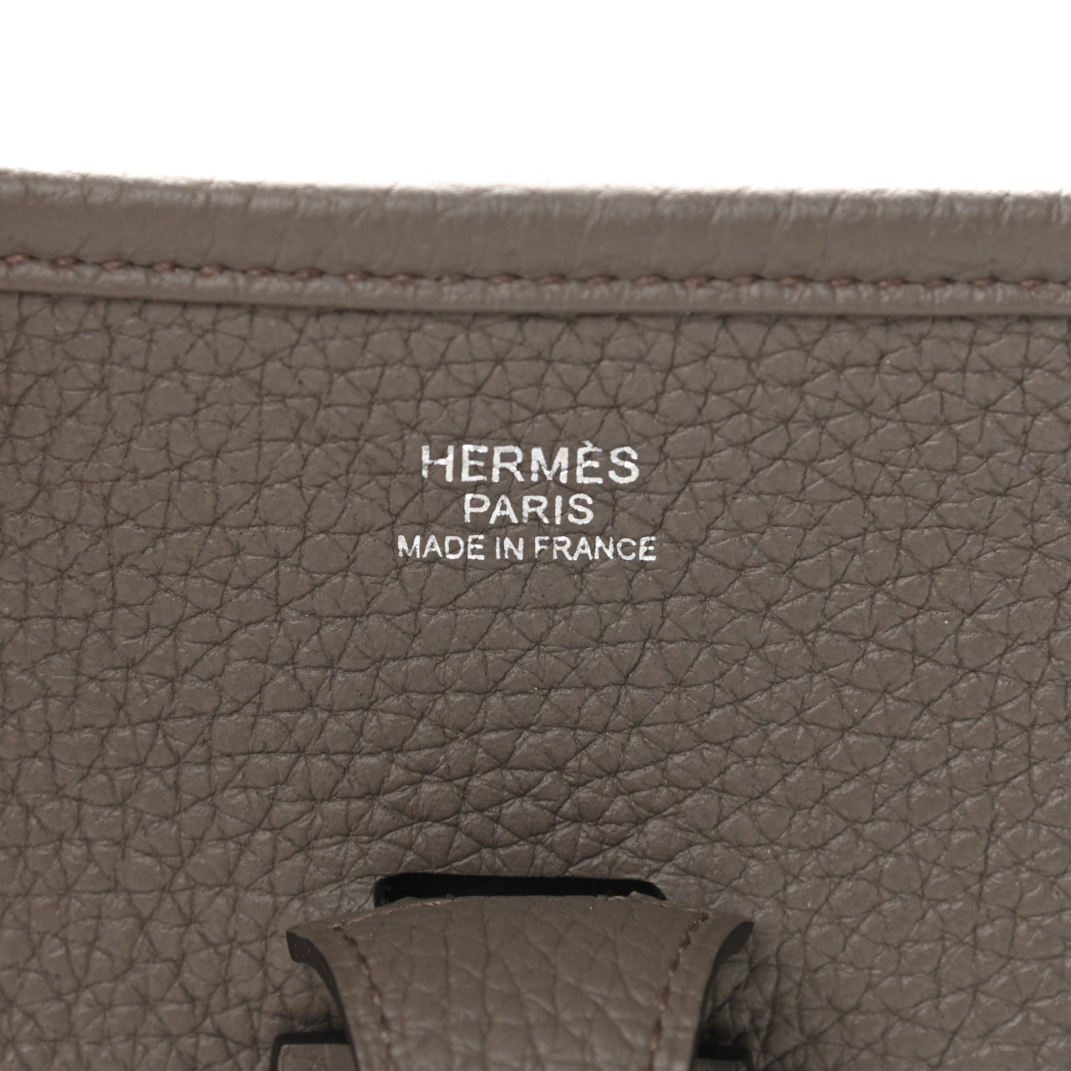 Hermes Taurillon Clemence Evelyne III PM Etain 6 of 11