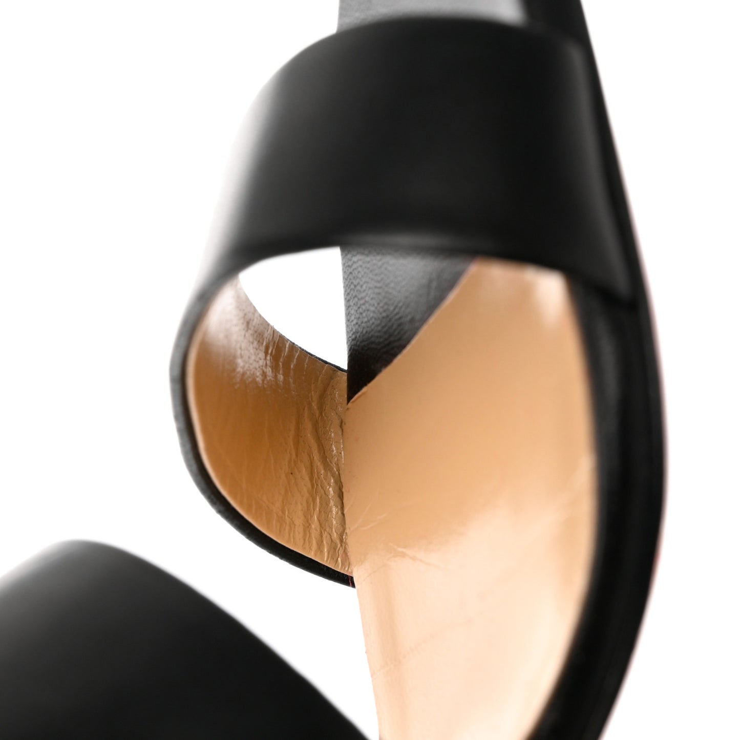 Nappa Vasa Opticat 55 Slide Sandals 37 Black Gold