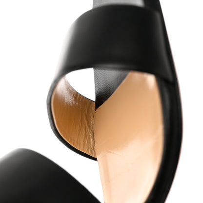 Christian Louboutin Nappa Vasa Opticat 55 Slide Sandals 37 Black Gold 10 of 10