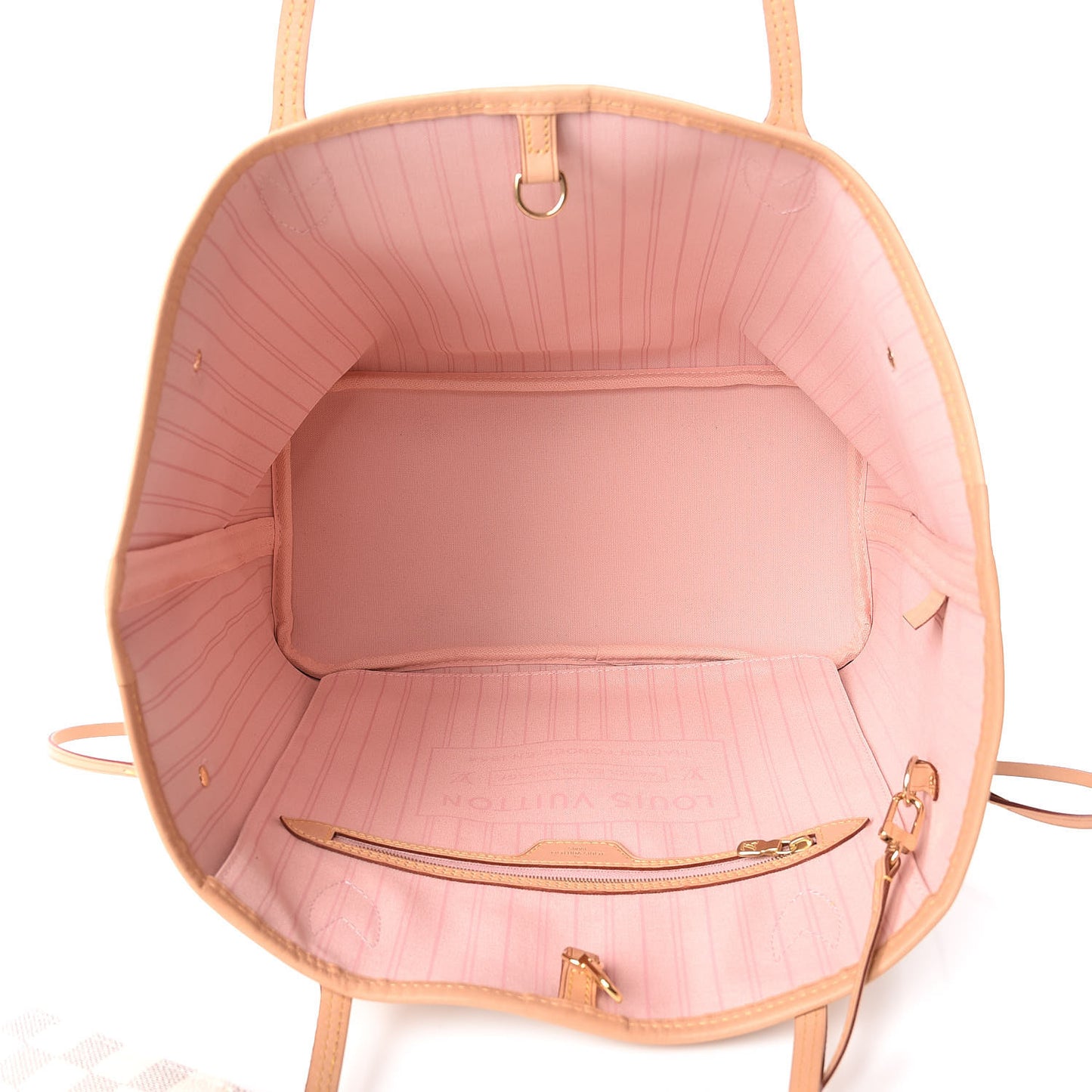 Damier Azur Neo Neverfull MM Rose Ballerine