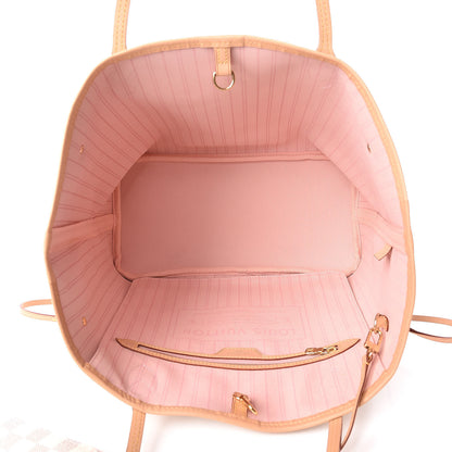 Louis Vuitton Damier Azur Neo Neverfull MM Rose Ballerine 8 of 13