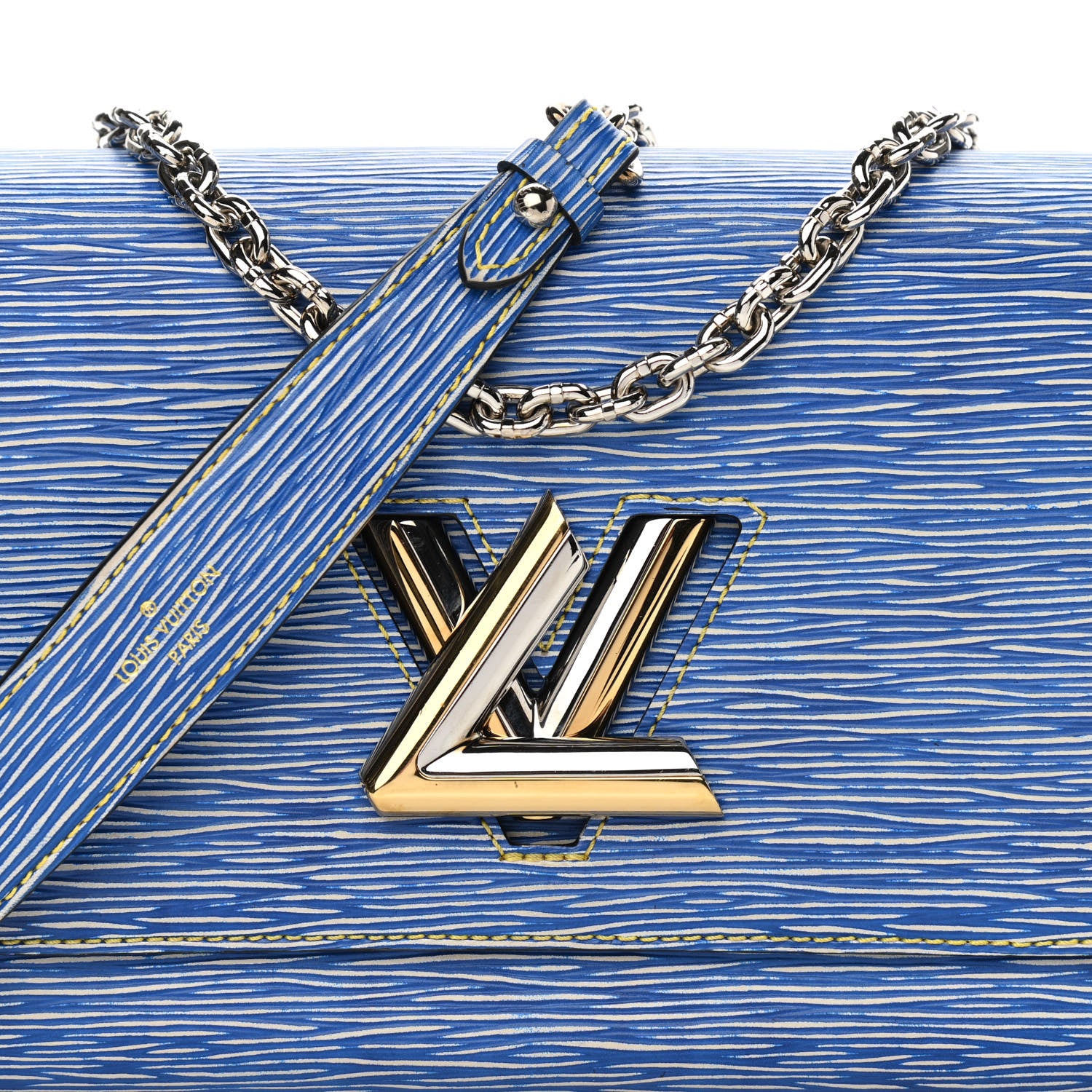 Louis Vuitton Epi Twist Shoulder Bag MM Denim Light 8 of 10