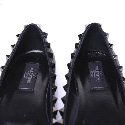 Valentino Garavani Nappa Rockstud Ballerina Flats 37 Black 12 of 13