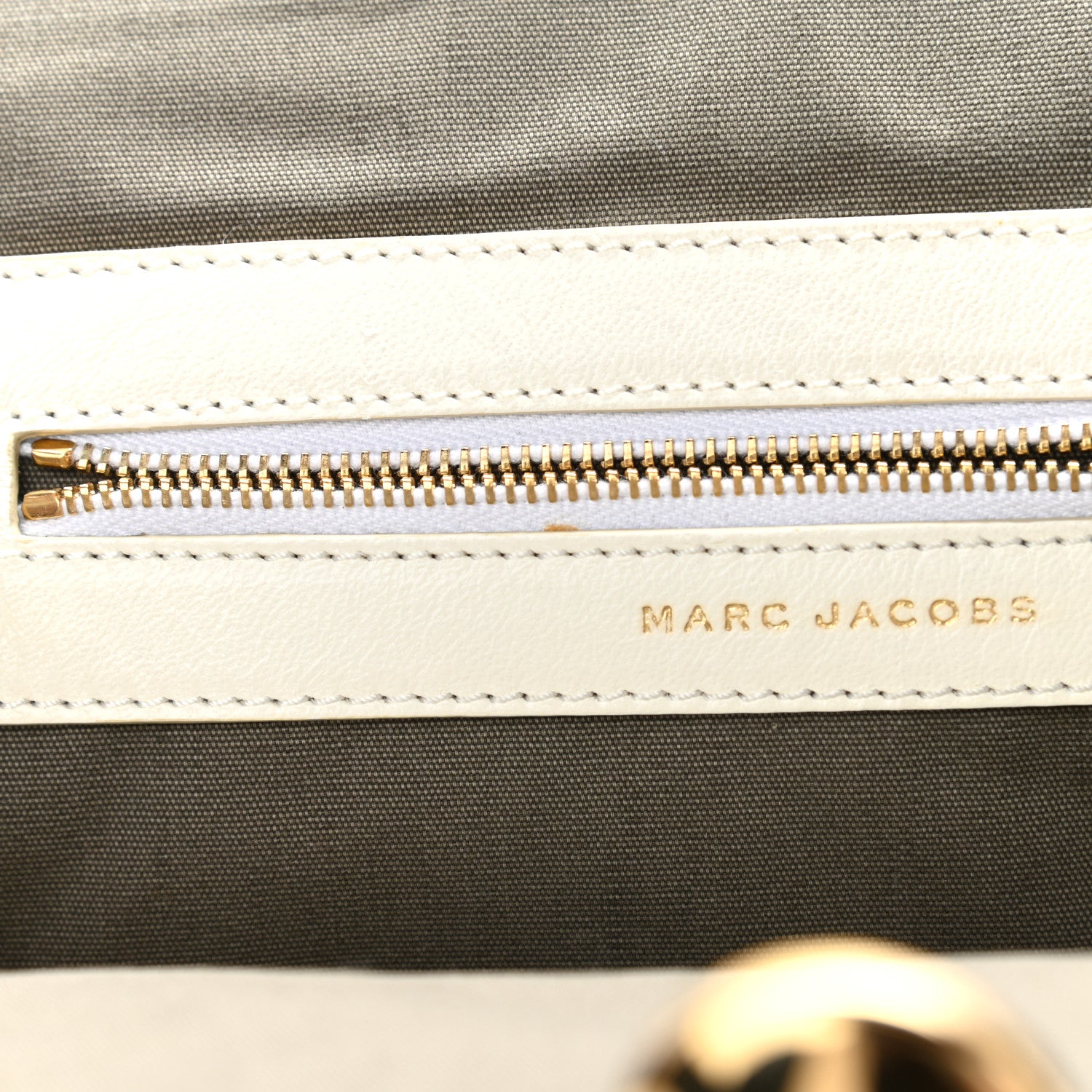 Marc Jacobs Calfskin Quilted Stam Ivory 8 of 13