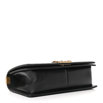 Chanel Lambskin Quilted Medium Boy Flap Black 3 of 12