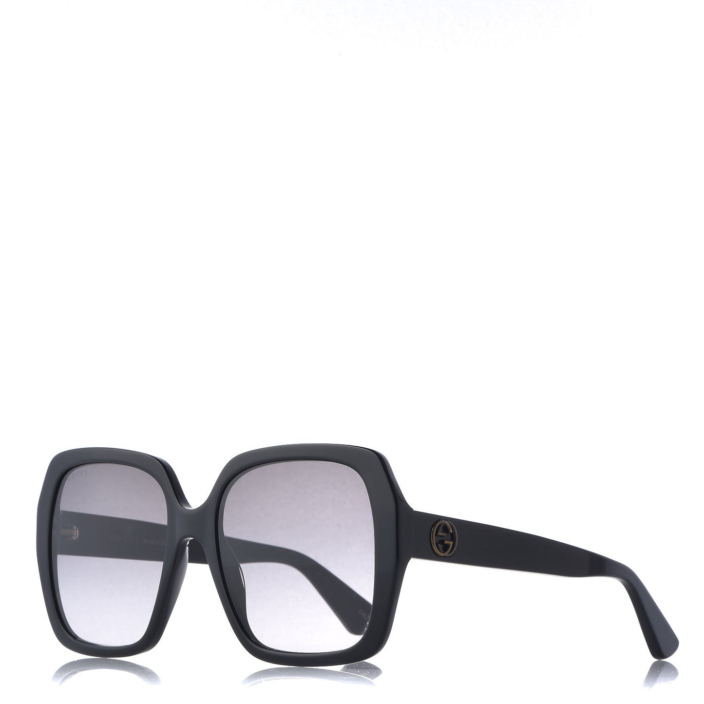 Acetate Square Frame GG0096S Sunglasses Black