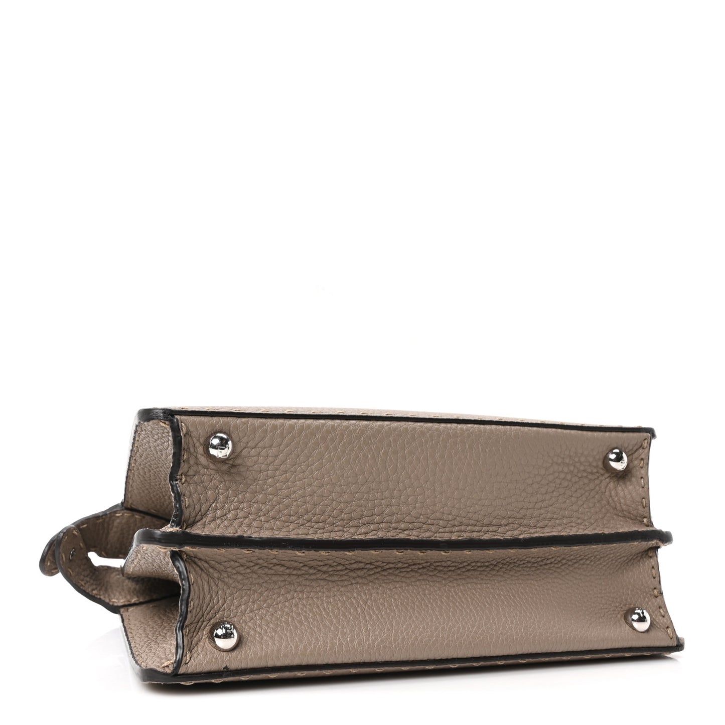 Cuoio Romano Selleria Chamois Small Peekaboo I SEE U Satchel Corda Camelia Cipria