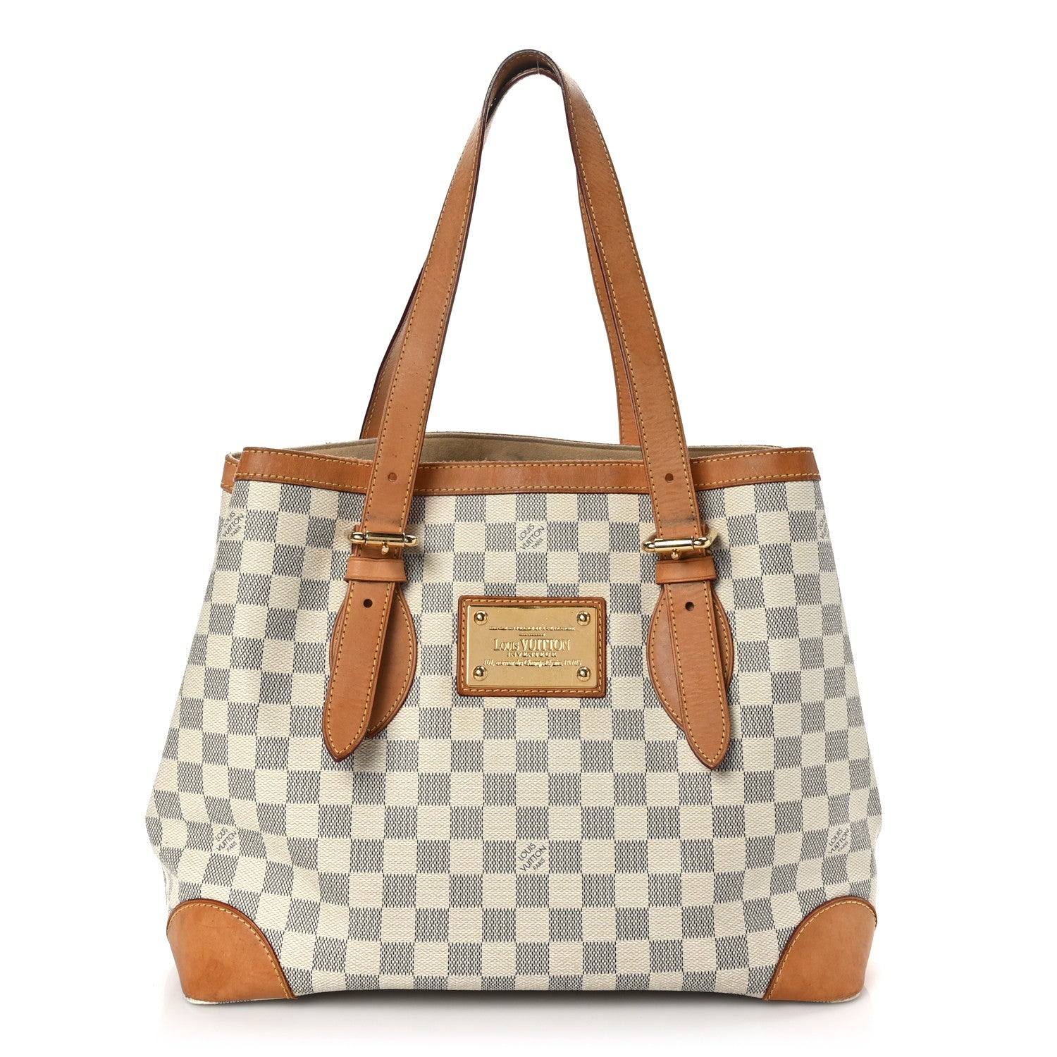 Louis Vuitton Damier Azur Hampstead MM 1 of 13