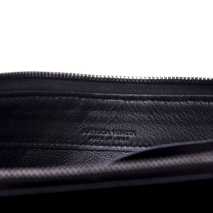 Bottega Veneta Nappa Intrecciato Zip Around Wallet Black 6 of 6