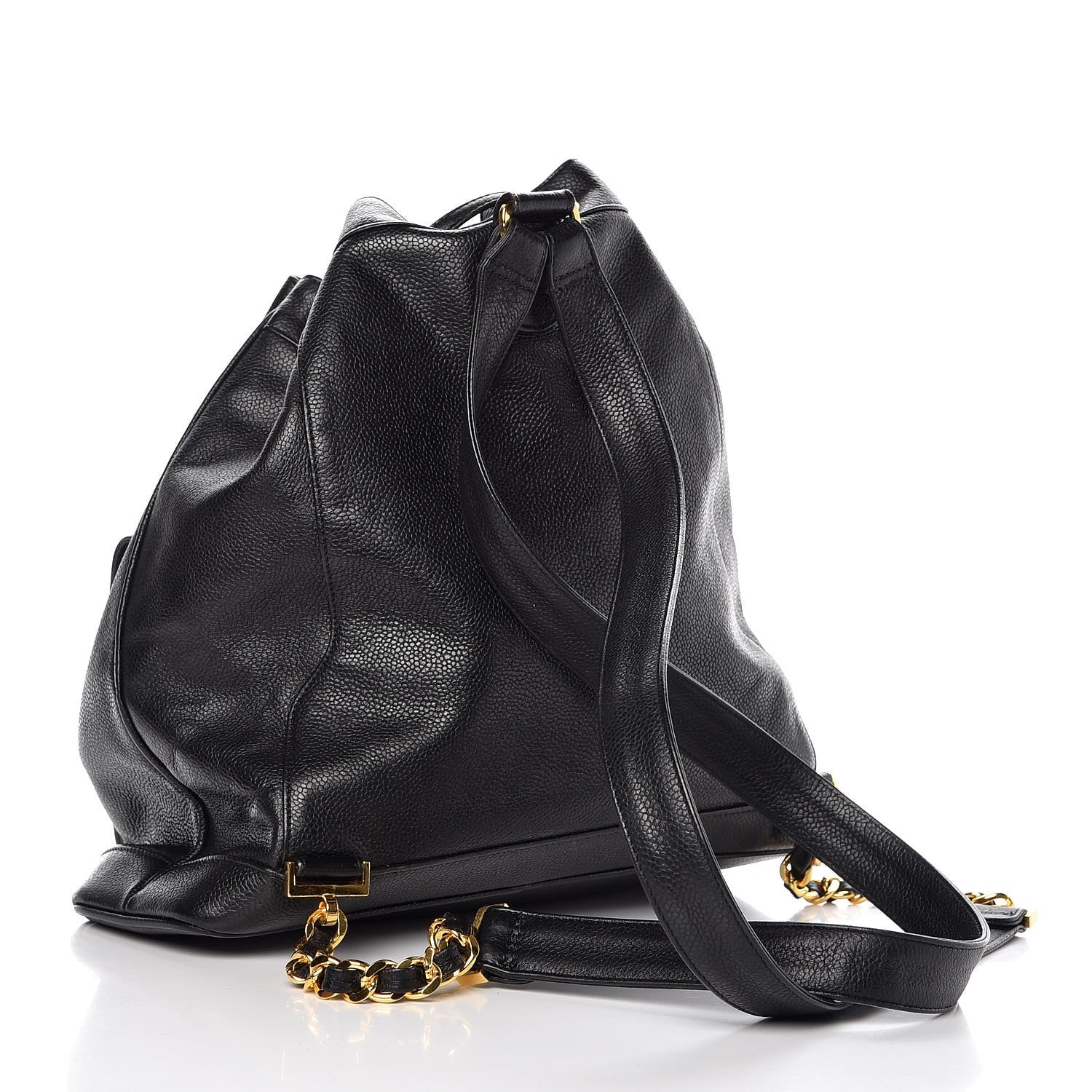 Chanel Caviar Drawstring Backpack Bag Black 2 of 9