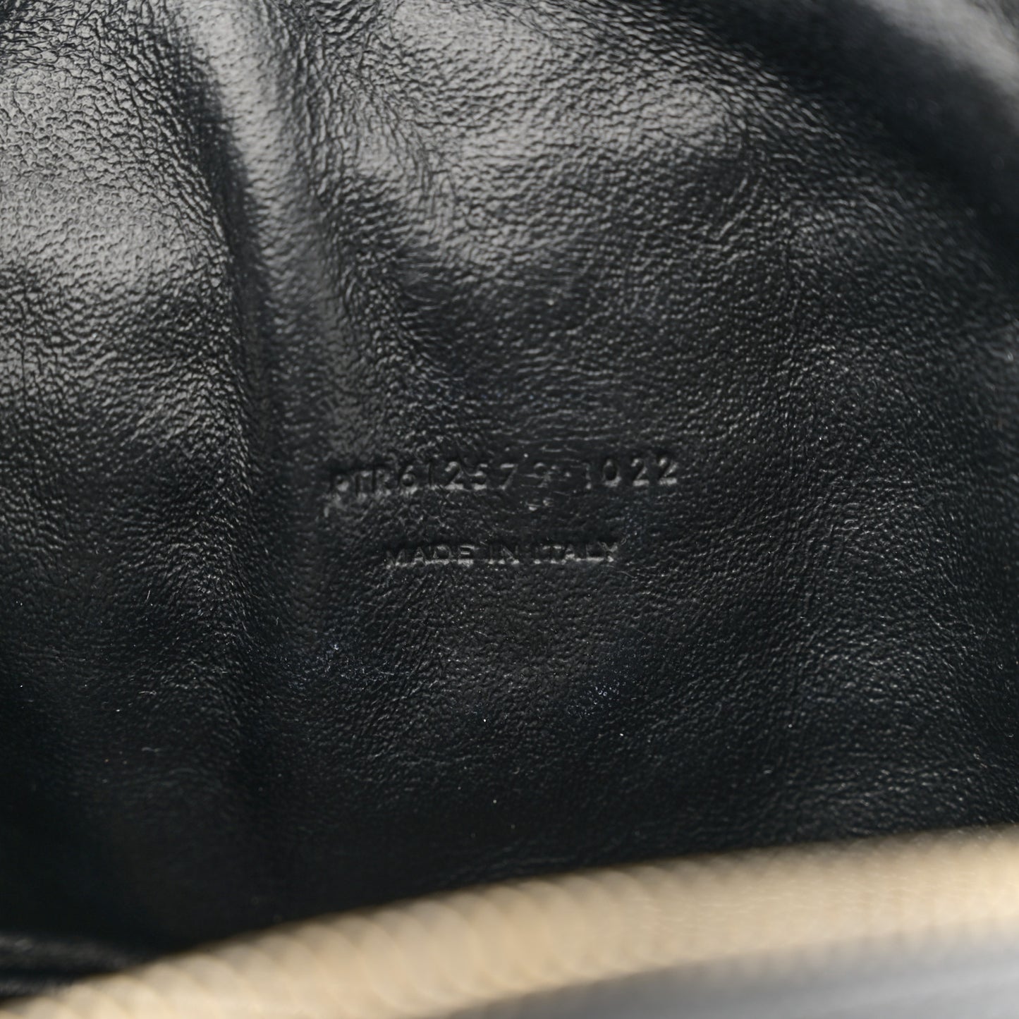 Grain De Poudre Matelasse Monogram Mini Lou Camera Bag Black