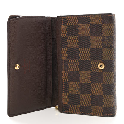 Louis Vuitton Damier Ebene Porte-Monnaie Billets Tresor Wallet 5 of 14
