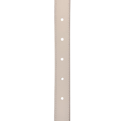 Gucci Calfskin Double G 20mm Belt 80 32 Mystic White 6 of 7