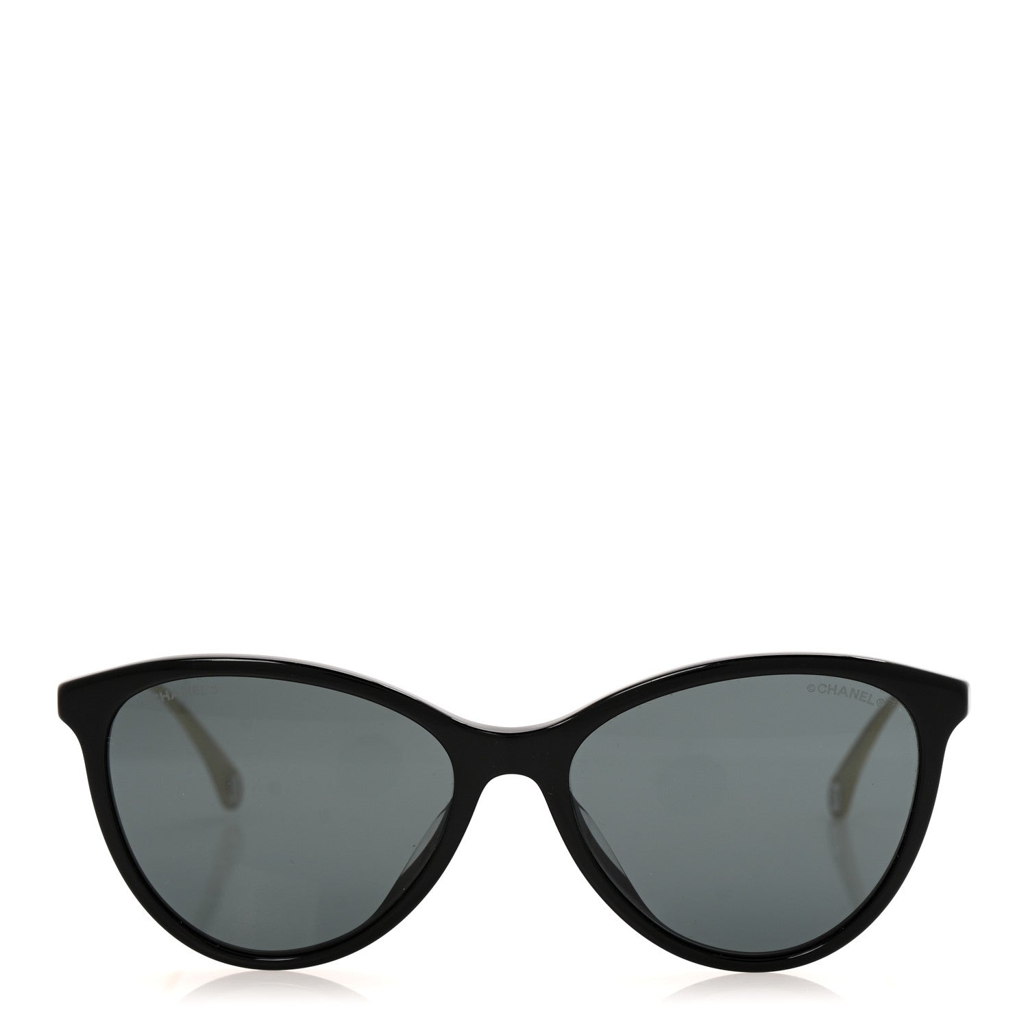 Chanel Acetate Metal Butterfly Sunglasses 5459-A Black Gold 2 of 9
