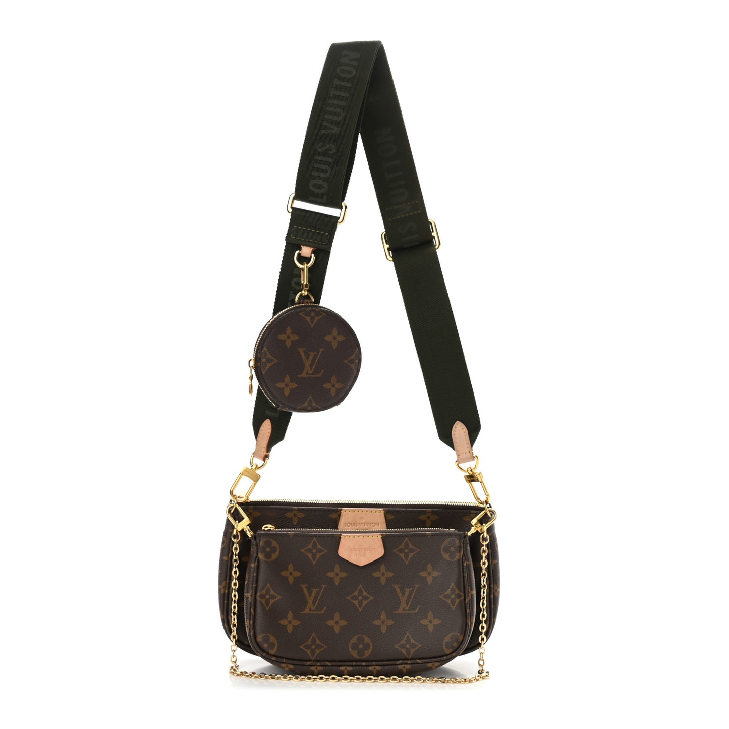 Monogram Multi Pochette Accessories Kaki