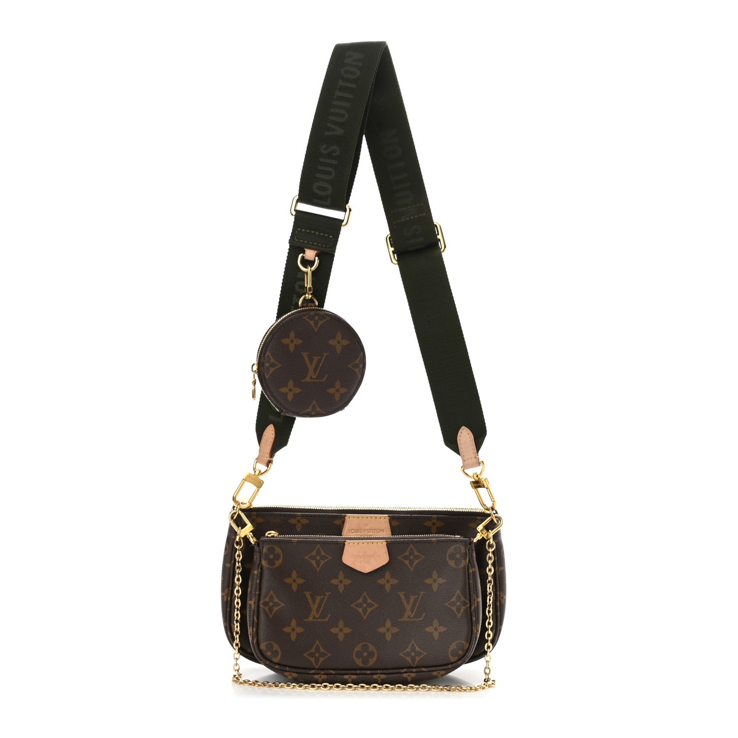 Louis Vuitton Monogram Multi Pochette Accessories Kaki 1 of 9