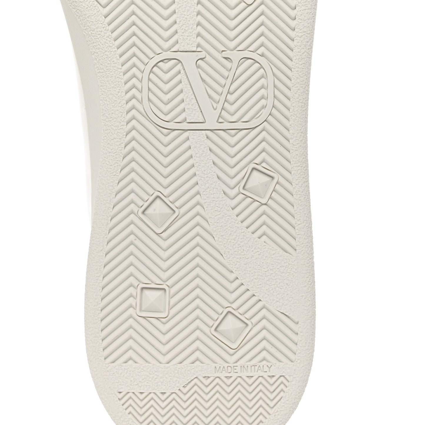 Calfskin Mens Backnet Sneakers 43 White