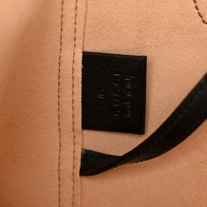 Gucci New Sakai Calfskin Lux Small Dahlia Tote Black 7 of 10