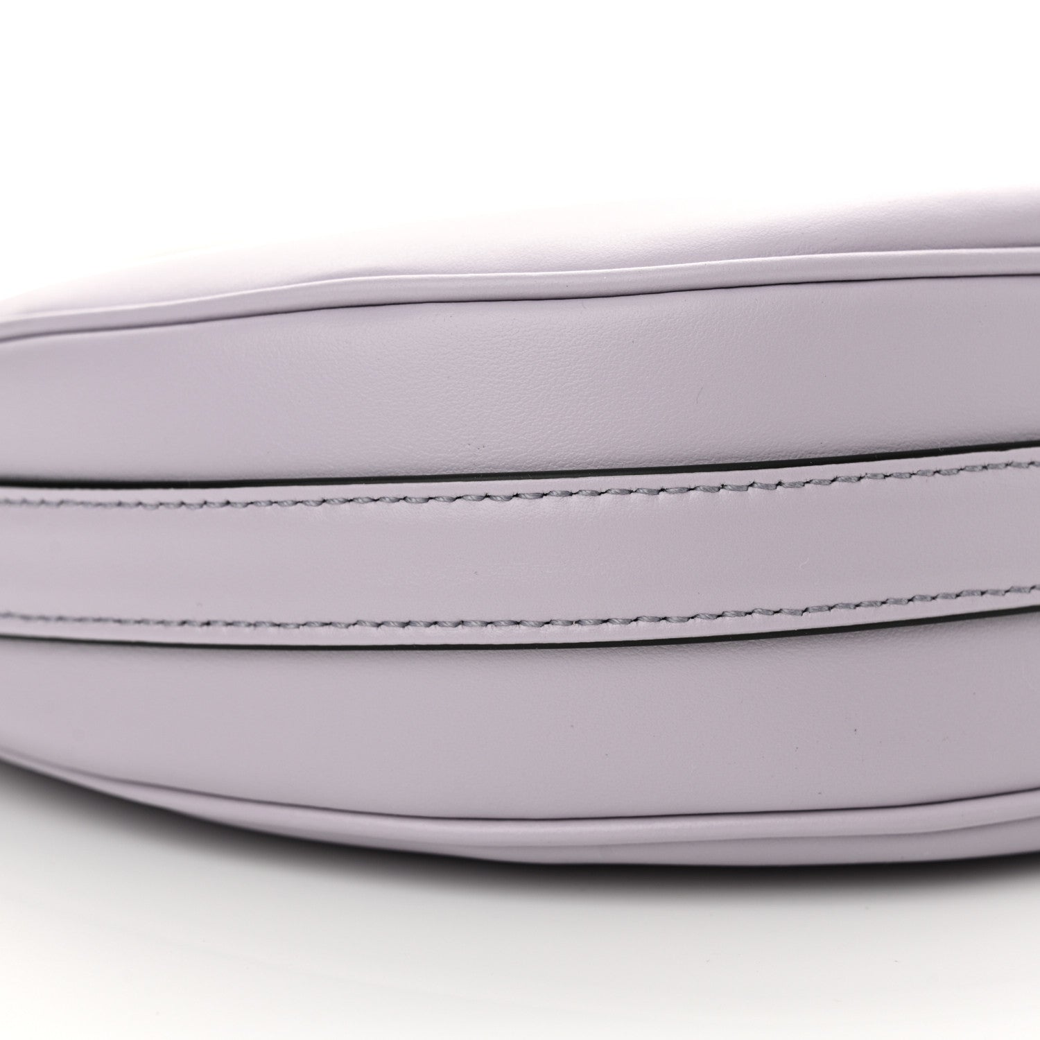 Prada Soft Calfskin Arque Shoulder Bag Glicine 9 of 10