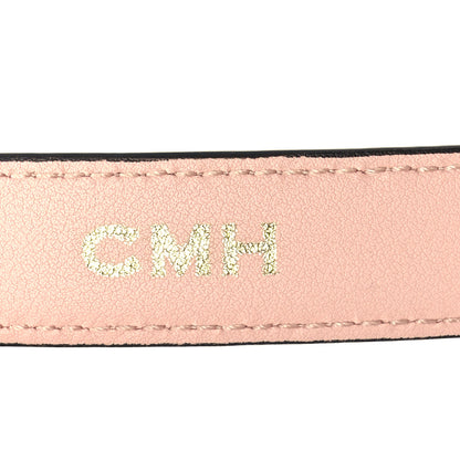 Gucci Azalea Calfskin Enamel Monochrome Double G 20mm Belt 90 36 Perfect Pink 5 of 6