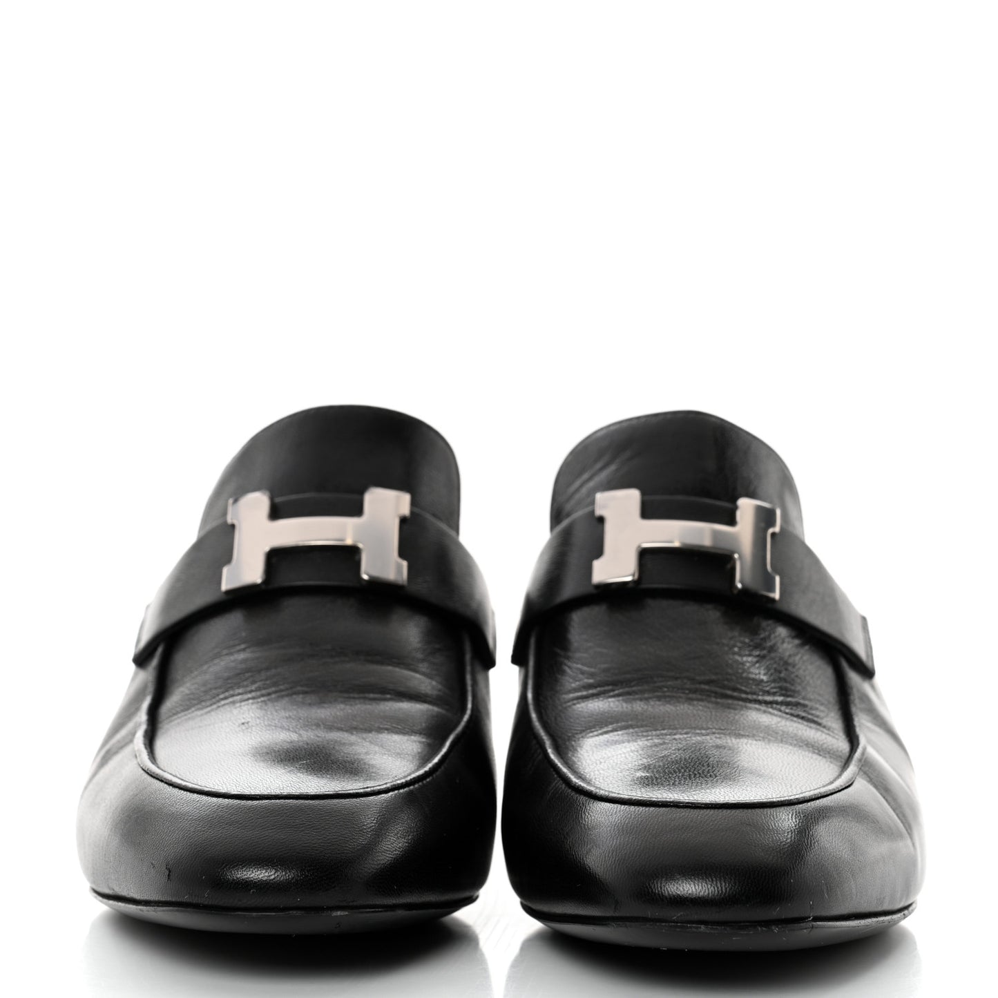 Goatskin Paradis Mules 37.5 Black