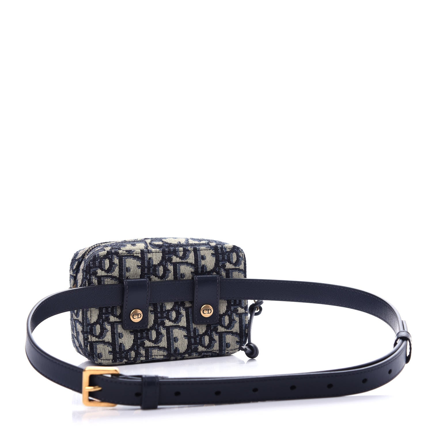 Christian Dior Oblique Belt Pouch Blue 3 of 11