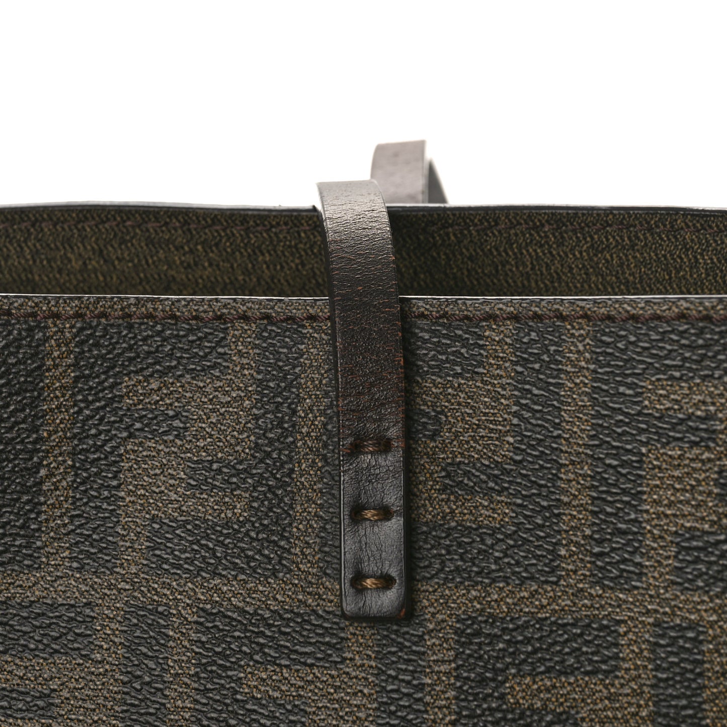 Zucca Spalmati Small Roll Tote Tobacco Moro