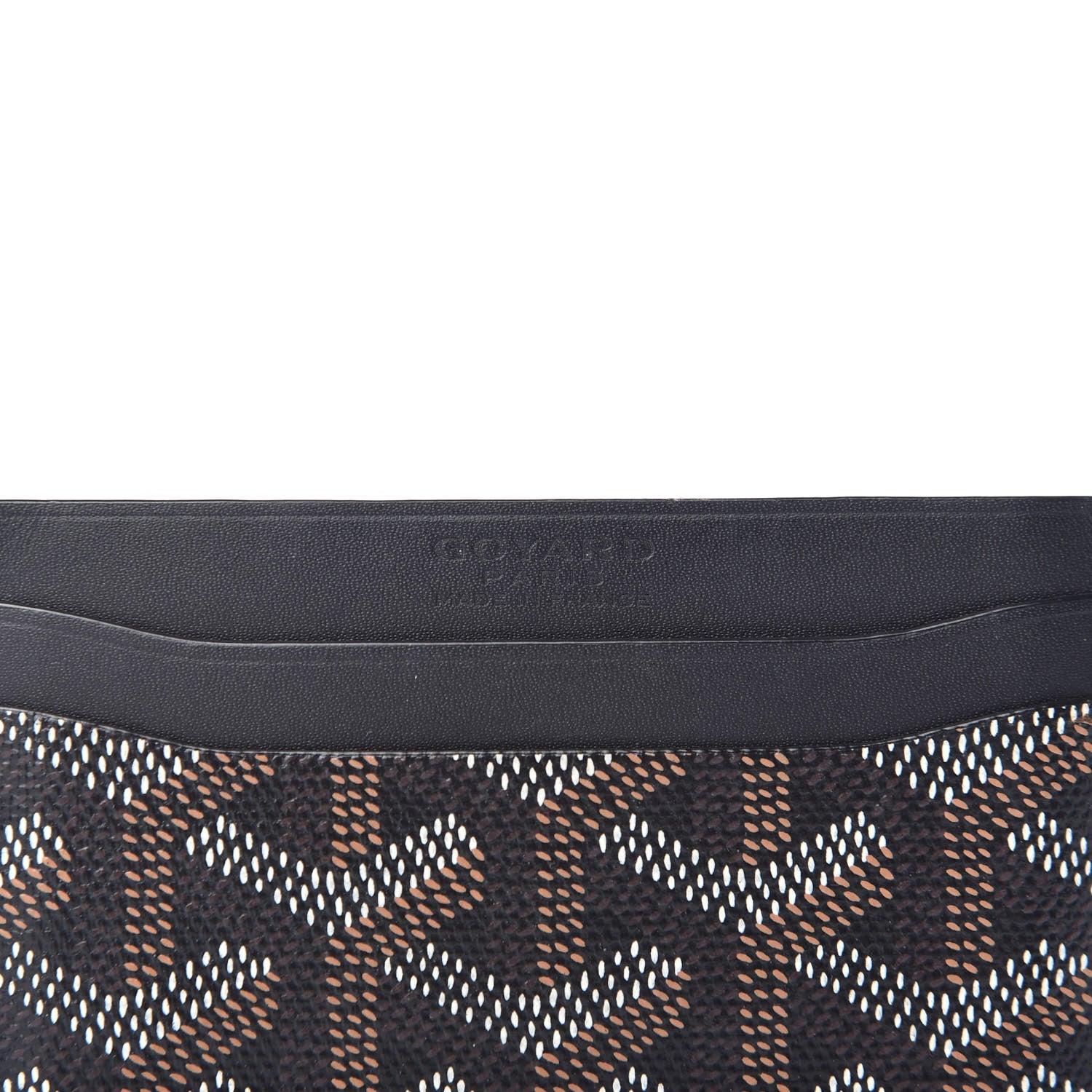 Goyard Goyardine Saint Sulpice Card Holder Black 6 of 6